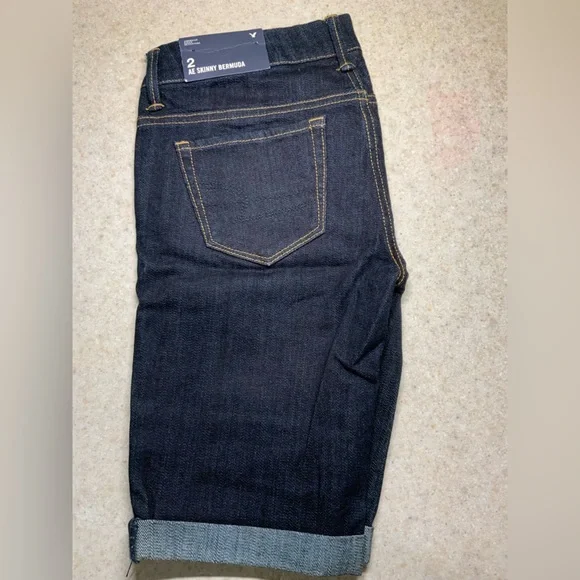 American Eagle Dark Blue Denim Jeans - Picture 3 of 4